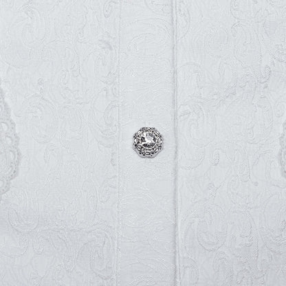 Goth Men's Collar Palace White Shirt Gorgeous Stand