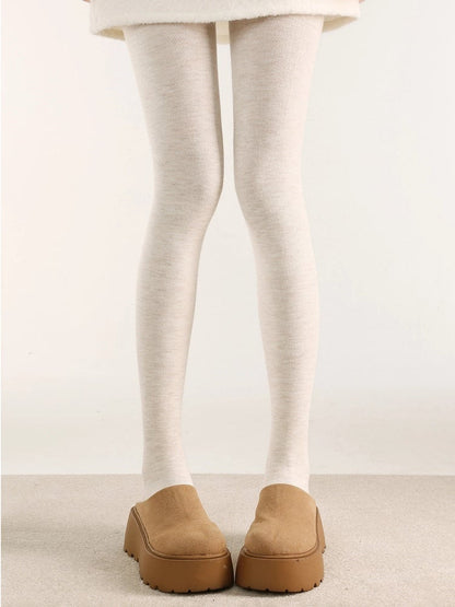 Tights Colors) (5 Warm Knit Ribbed