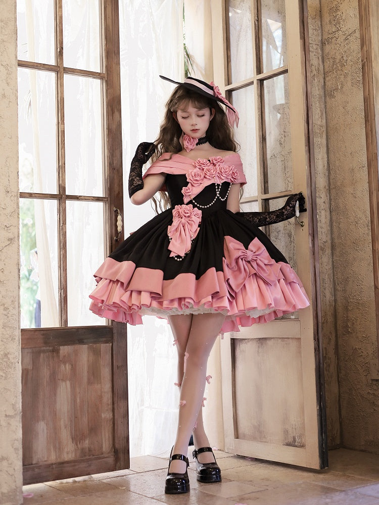 Black & White Lace Gloves - Treasure Box Factory