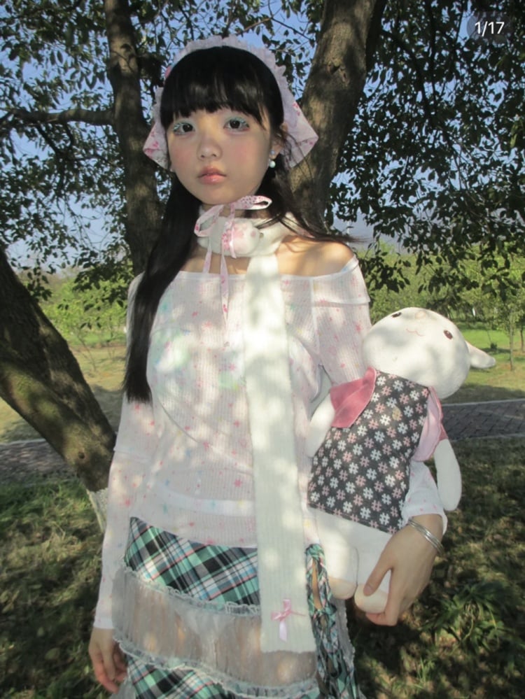 キティクローニットマフラー