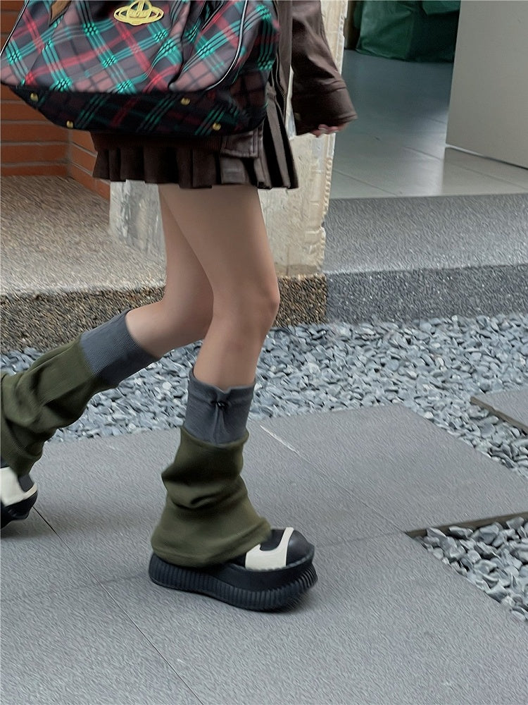 Color-Block Warmers Drawstring Leg 4 Color Options