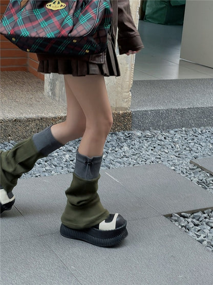 Color-Block Warmers Drawstring Leg 4 Color Options