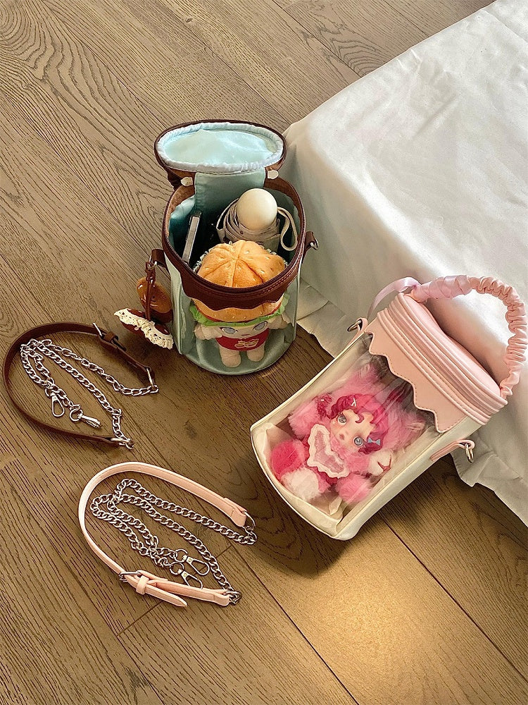 Transparent Window Cake Theme Bag for Cotton Doll - QIANYIBO