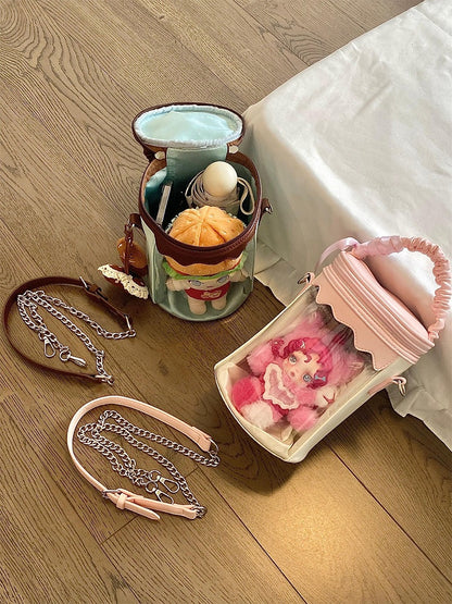 Transparent Window Cake Theme Bag for Cotton Doll - QIANYIBO