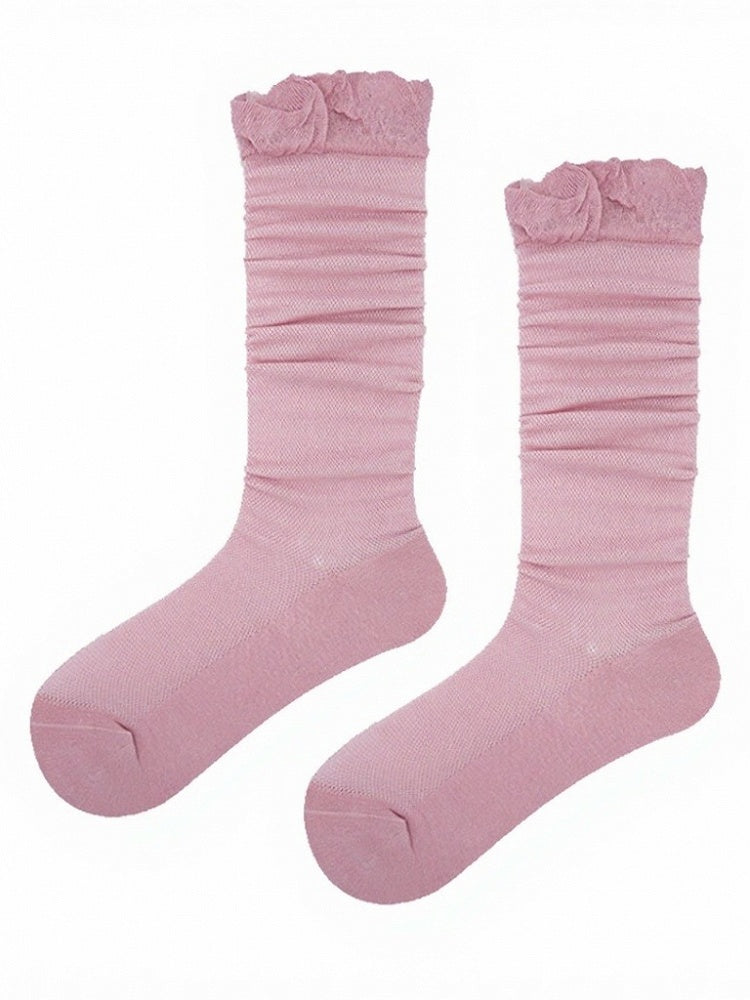 Minimalist Ruffled Calf Socks - ModaSwings