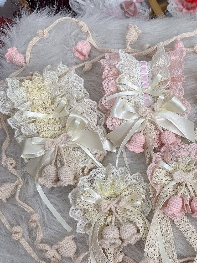 of Sweet Color Lolita Lace Valley Lily 2 Hairband the Options