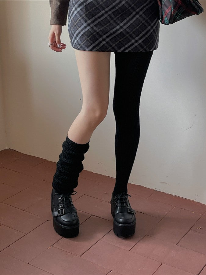 Knitted Black Options Socks Length 60/80/100CM