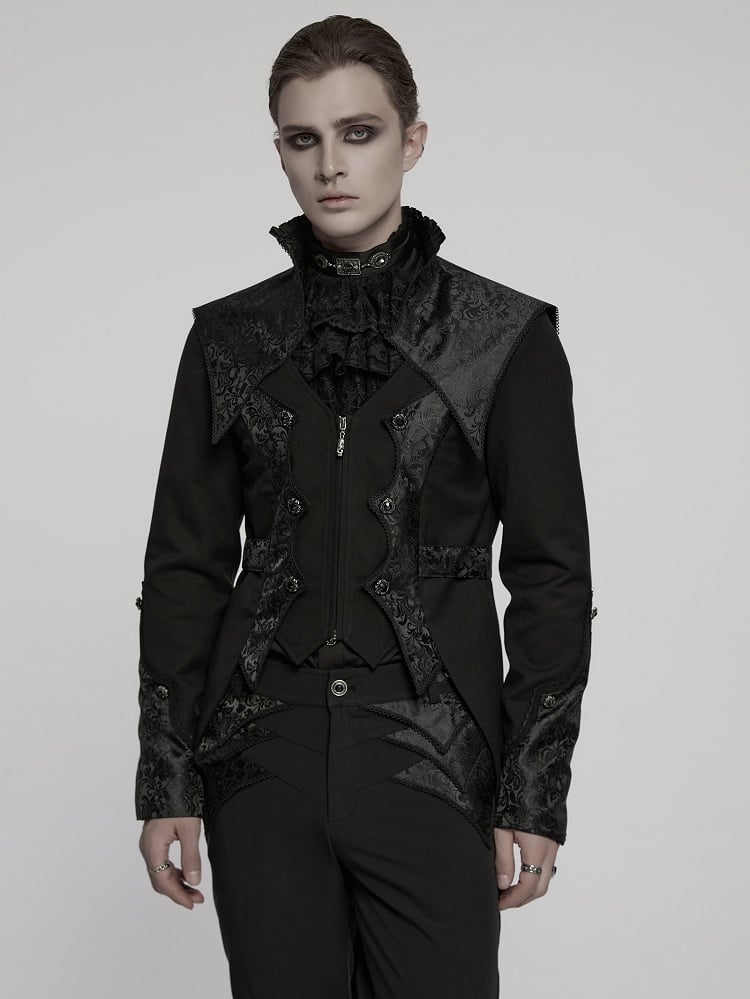 Black Gothic Luxury Gentleman Tuxedo