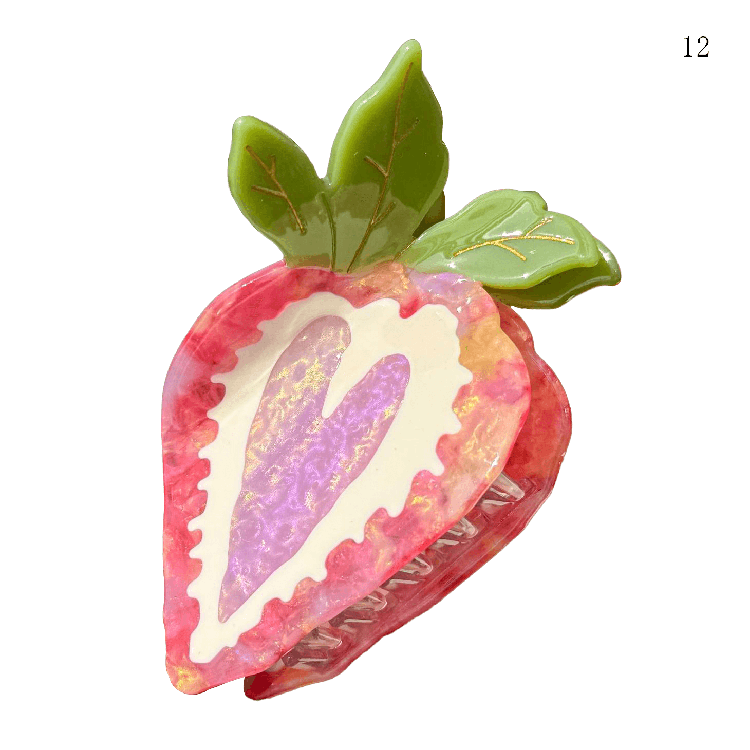 29 Fruits Claw Clips Options Cute Y2K