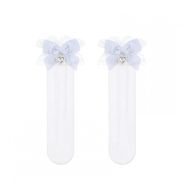 Socks Lace Kei Cuff Jirai with Mid-calf