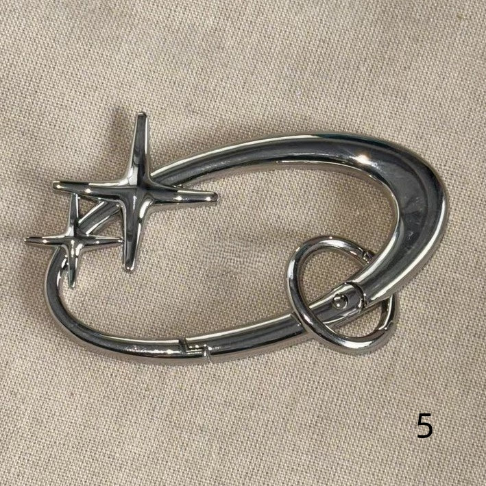 Optionen 5 Würfel Cyberpunk Y2K Schlüsselanhänger