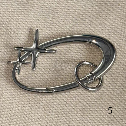 Optionen 5 Würfel Cyberpunk Y2K Schlüsselanhänger