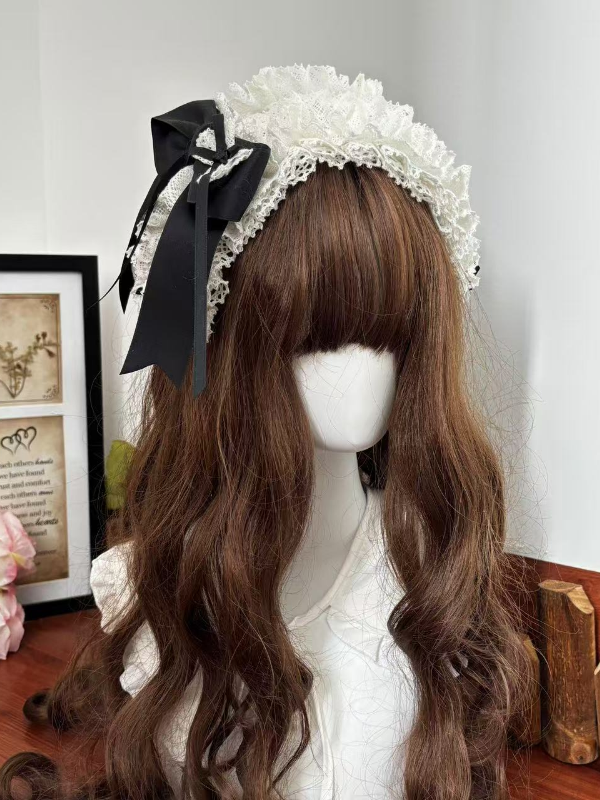 White / Black & White Hairband