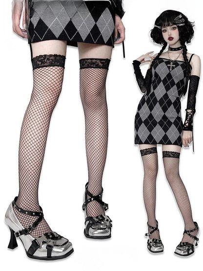 Design Silber in PU Hohe Square Toe Heels Crisscross Stud Verzierungen Stil Punk