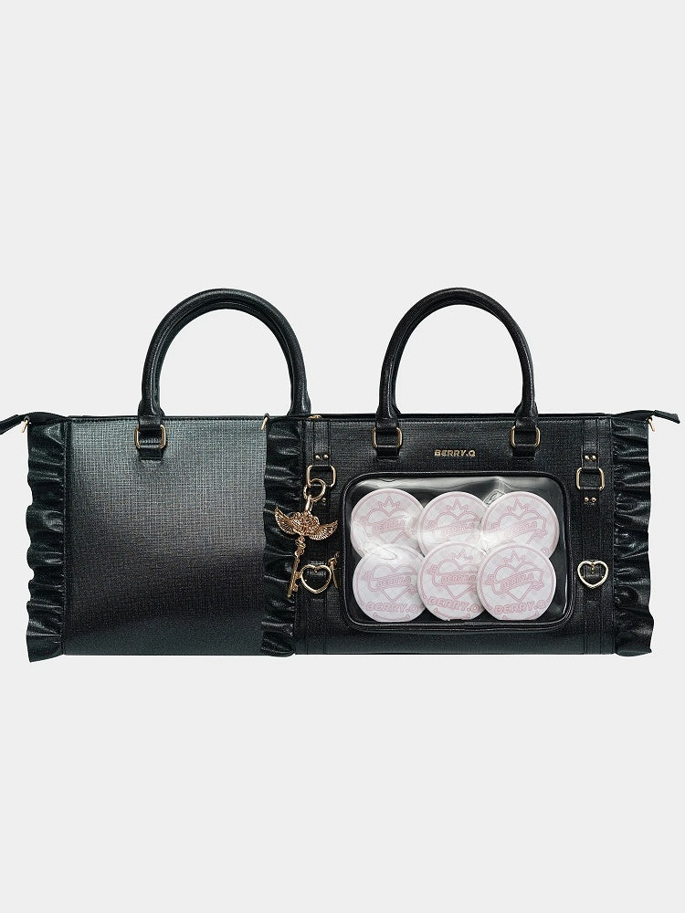 Iridescent – ​​Magische Kapazität, schwarze Ita-Tasche für Mädchen, groß