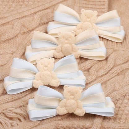 Bear Decoration 4 Sweet Options Lolita Bowknot Hairclip