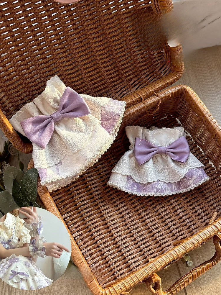 Rosa / Lila Blau Manschetten Handgelenk