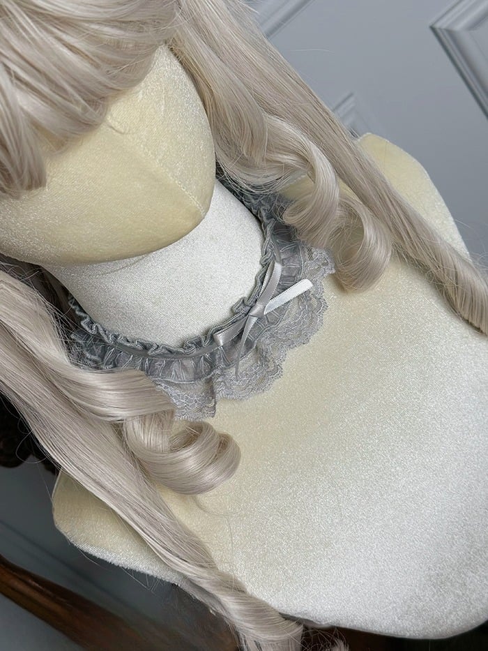 Champagner Choker / Silber SchwarzGold