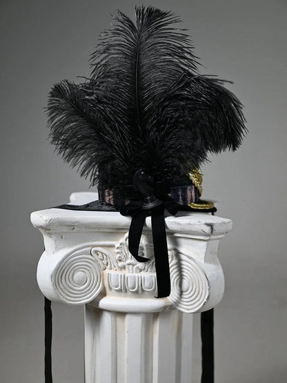 Black Blue Hat Red / Dark