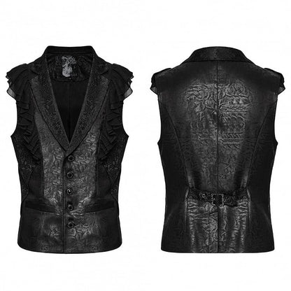 Vest Goth Men's Black Gorgeous