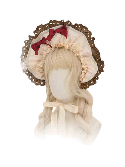 グリーンピンクロリータ / アプリコットボンネット