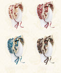 Popcorn Bear Theme Lolita Bonnet with Bow Accents in 4 Colors - Sweet Dream