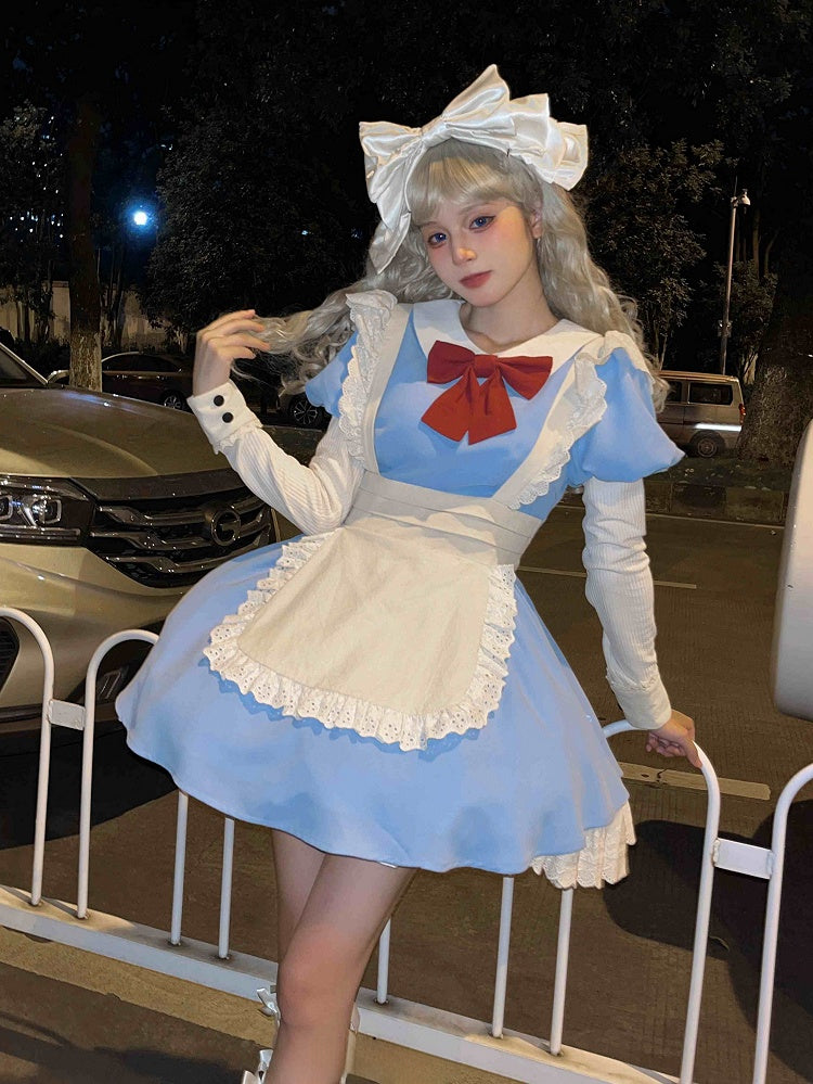 Red Tie Bow / Black Beige