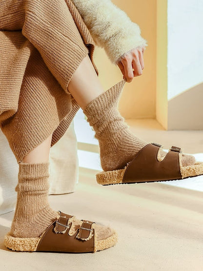 Coffee Black Sweet Calf Socks