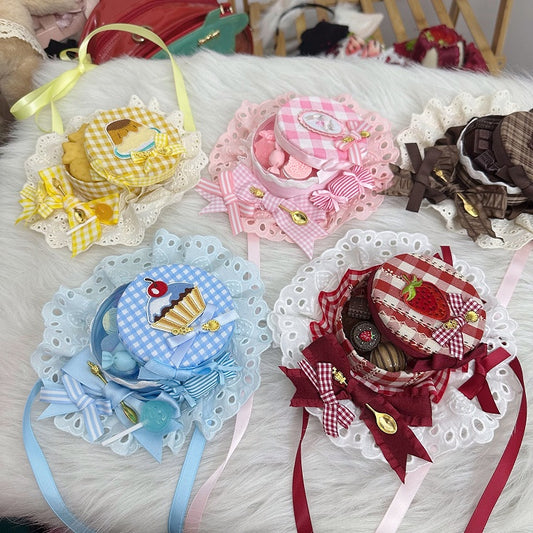 Sweet Candy Box Lolita Color Options 7 Shaped Mini Hat