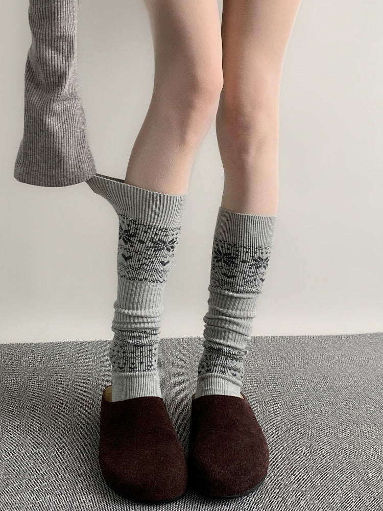 Isle Pattern (3 Leg Fair Ribbed Warmers Colors)