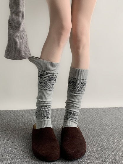 Isle Pattern (3 Leg Fair Ribbed Warmers Colors)