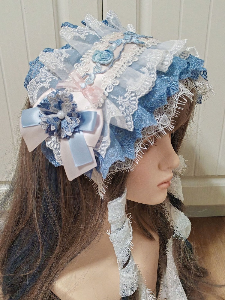 Options Floral Bowknot Hairband Lace Color 2 Lolita