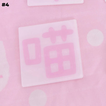 Kawaii Rosa Quadratische Haarspange