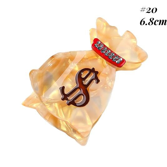 Western Town Life Inspired Hair Claw Clip