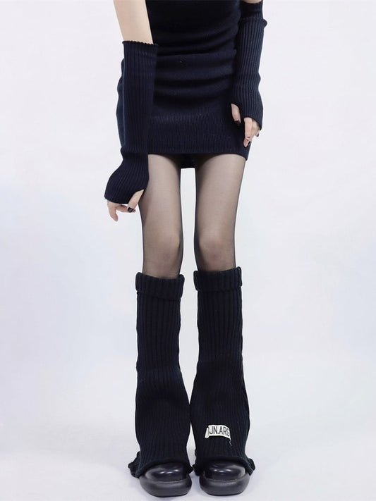 Fabric Warmers Mid-calf style 4 Knit Y2K Colors Leg