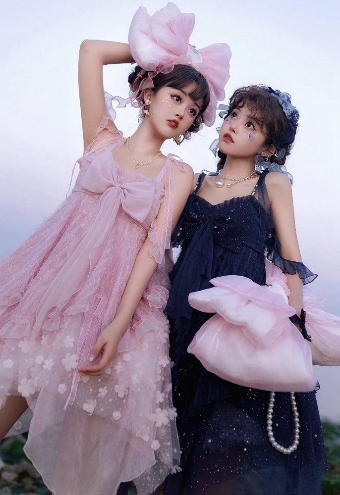 Cute Seller Best Size 3 Big Bow Backpack Options Pink Light