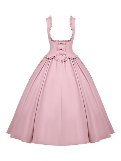 Büste Kleid Rand Rosa Unter Gewelltem Pullover Rock Rüschen Lolita Trimmen Klassisch Elegant