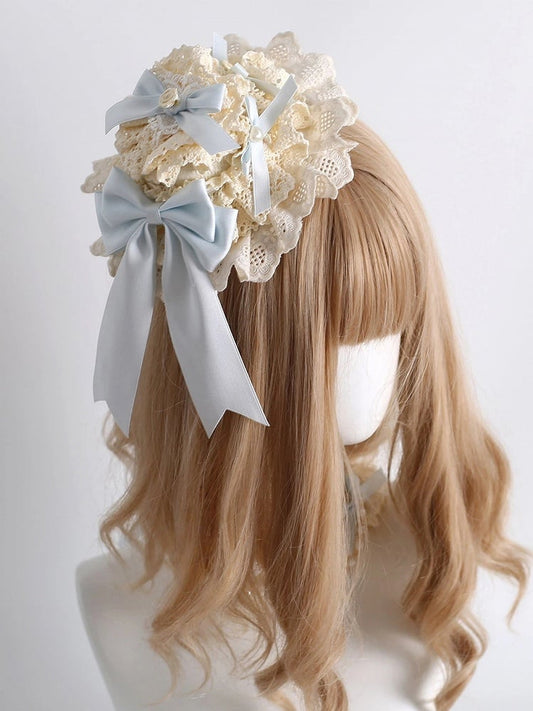 Lace Bow Mini Style) Hat (Sweet Elegant