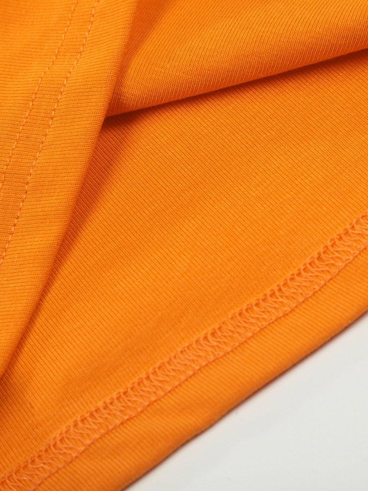 Orange Letter Print Tank Top - Languid Park