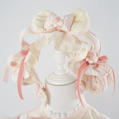 KCブルー/スイートピンクの蝶結び