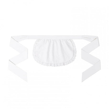 Apron with White Trim Lace