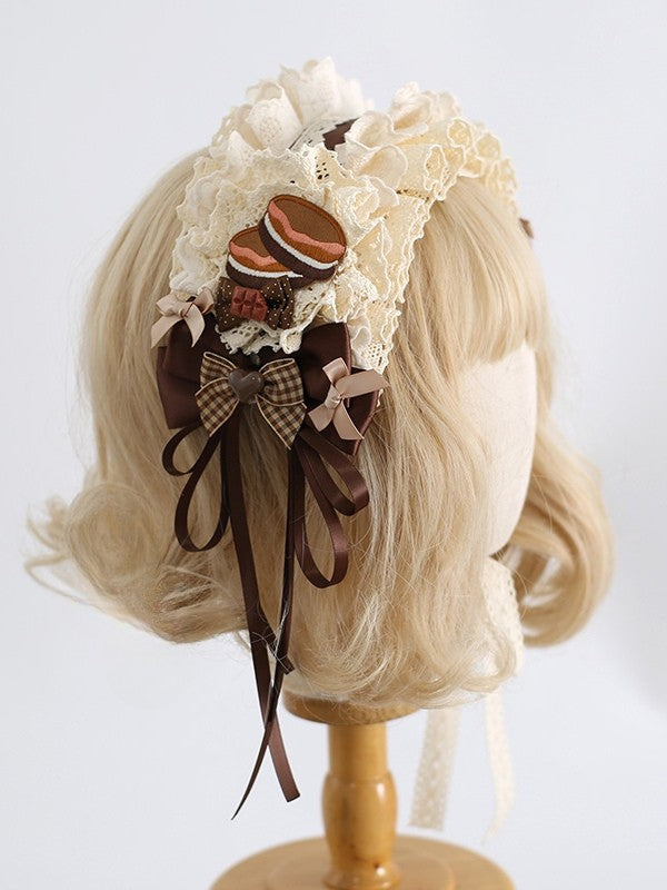 Mit Keksschleife verzierte Haarspange, 6 Optionen