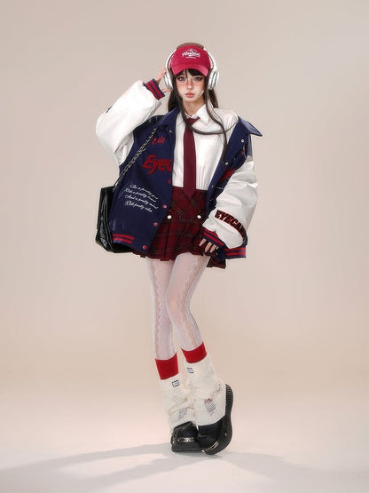 Black Red Plaid Pattern Detachable Bowknot Christmas Skirt