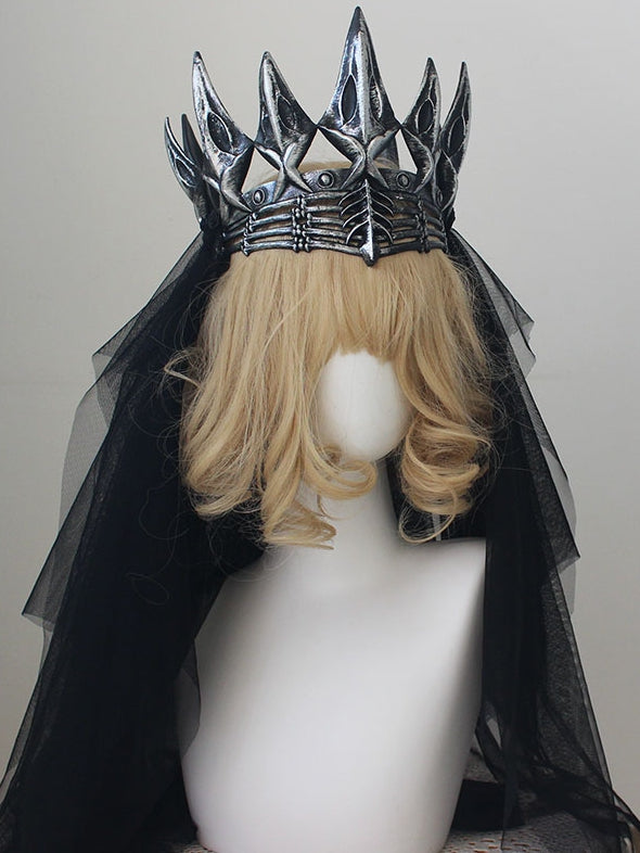 レースベール ブラックゴシッククラウン