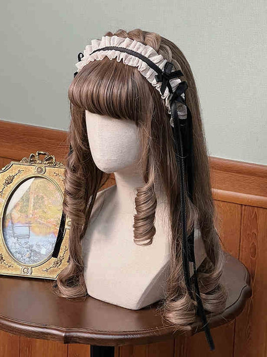 Purple / Black Ribbon Bowknot KC