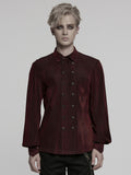 Red Men's Gothic Shirt