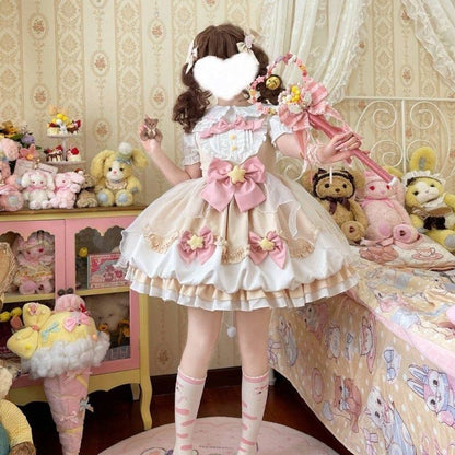 Lolita Sweet Heart Girl Original JSK Suspender Dress