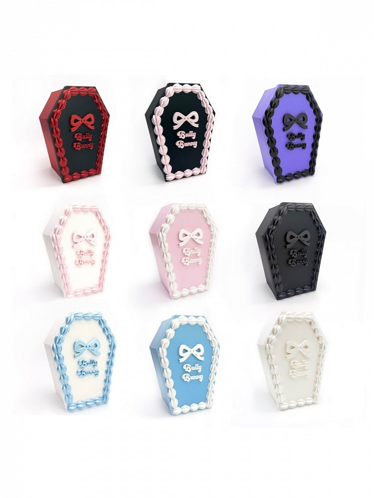 Kawaii 3D Printed Box with Bowknot Accent - Bully Bunny