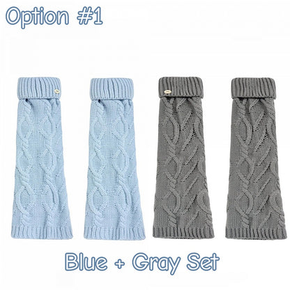 Cable Warmers Options) Slouchy (3 Leg Knit