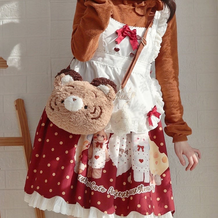 Cute Crossbody Plush Tiger Bag